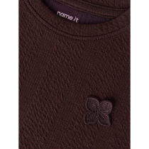 NAME IT Bluse Nole Chocolate Plum
